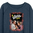 thumbnail image 3 of Willy Wonka & The Chocolate Factory - Charlie & Grandpa Joe - Women's Lightweight French Terry Long Sleeve Shirt, 3 of 5