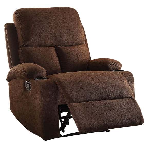 ACME Rosia Upholstery Motion Recliner in Chocolate