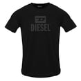 thumbnail image 1 of Diesel Mens Monotone Logo T-Shirt, 1 of 4
