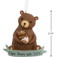 thumbnail image 3 of Hallmark Papa Bear est 2021 Christmas Ornament Brown Bear, 3 of 4