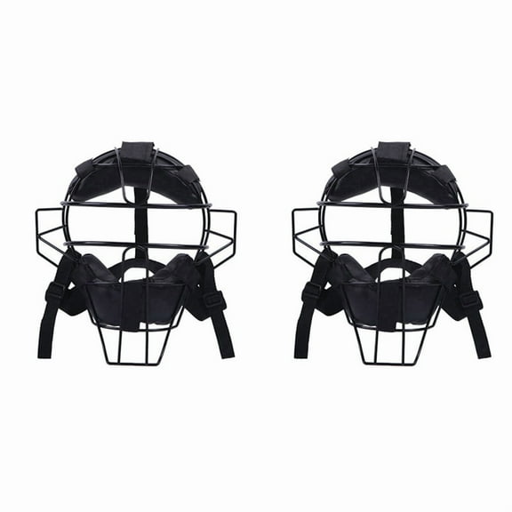 2X Full-Face Baseball Catcher Mask, Secure Fit Provides Protection and Comfort ,Does Not Obstruct View,Black
