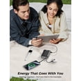 thumbnail image 7 of Power Bank, 50000 mAh Portable Charger with Built in Cable & Wall Plug, 22.5W Fast Charging, Travel Essential Battery Pack with LED Display compatible for iPhone/Android, Black, 7 of 7