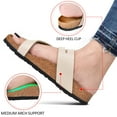 thumbnail image 5 of Aerothotic Kaizen Split Toe Cork Footbed Comfortable Slides for Women, 5 of 6
