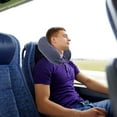 thumbnail image 3 of FESTFENDS Sleep Neck Pillow U Shaped Neck Pillow for Travel Cotton Neck Support for Travelers 1Pack, 3 of 4
