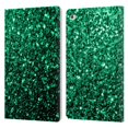 thumbnail image 1 of Head Case Designs Officially Licensed PLdesign Glitter Sparkles Emerald Green Leather Book Wallet Case Cover Compatible with Apple iPad mini 4, 1 of 6