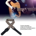 thumbnail image 3 of Guitar Strap, Multifunctional Widened Adjustable Electric Guitar Shoulder Strap Replacement Parts For Acoustic Bass, 3 of 8