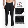 thumbnail image 6 of MoFiz Men's Solid Bamboo Pajama Pants with Pockets Loungewear for Men, 6 of 6