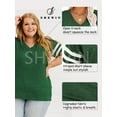 thumbnail image 3 of SHEWIN Plus Size T-Shirt for Women V Neck Stripe Short Sleeve Tunics Tops Loose Tee Shirts 4XL, 3 of 10