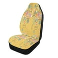 thumbnail image 2 of Spring floral bird pattern Car Seat Cover 2 Piece Set Saddle Blanket Carseat Universal Fit for Vehicle Sedan SUV, 2 of 5