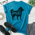 thumbnail image 2 of Shiba Inu Mama, Unisex Women's Shirt, Shiba Inu Owner, Funny Dog Mama Gift, Heather Blue, X-Large, 2 of 6