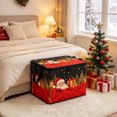thumbnail image 6 of Collapsible Christmas Storage Box with Lid Large Capacity Foldable Holiday Organizer Bin for Clothes Toys Blankets Xmas Decor, 6 of 7