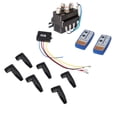 thumbnail image 3 of Relé De Solenoide De Cabrestante, Relé De Solenoide De 12 V Con Recubrimiento En Polvo Negro Duradero Instalación Simple Para ATV UTV, Vehículos 4X4 Con Cabrestantes De, 3 of 7