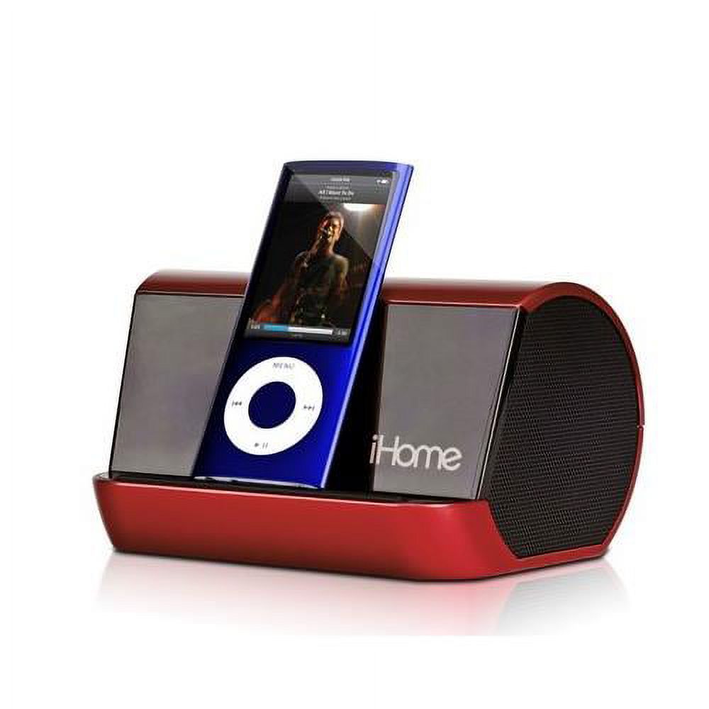 iHome iHM10 - Speakers - for portable use - red - image 2 of 4