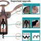 thumbnail image 3 of Set Of 3 Winged Corkscrews With Bronze Multifunction Bottle Opener And Aluminum Foil Cutter, 3 of 5