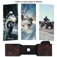 thumbnail image 5 of Uorisanigo Red Cobweb ATV Tank Bag Saddle Bag Pouch Oil Bags Motorcycle Saddlebags for Snowmobile Sportsman Scrambler FourTrax Grizzly UTV Hanging Storage Bags, 5 of 7