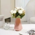 thumbnail image 6 of White Simulated Flowers Roses Fake Flowers Bundle Wedding Home Furnishings Hotel Interior Decoration Artificial Flowers Decorative Ornaments Plastic Floral Stems White For Centerpieces And, 6 of 7