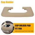thumbnail image 1 of Qiaoxi Center Console Cup Holder Replacement Pad Compatible for F250 F350 F450 1999-2010 Automobile Bench Seat Center Console Cupholder Pad Interior Decor, 1 of 7