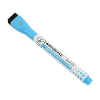 XIANXIAN 1 PC Whiteboard Pen with Eraser, Magnetic Whiteboard Markers - Count Colorful Fine Tip Dry Erase Markers , Low Odor Thin Markers for Calendar Boards
