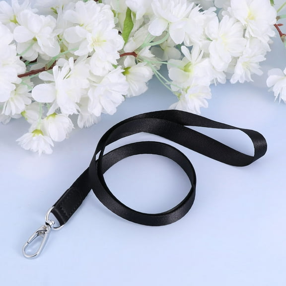 HONITANO 3Pcs Black Nylon Lanyard for Phone Neck Strap and Key Ring Camera Durable