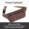 thumbnail image 5 of OAVQHLG3B Fanny Pack For Men & Women Travel Wallet Bag For Cell Phone Belt Bag Crossbody Bag With Headphone Hole For Travel Walking Running Hiking Cycling, 5 of 6