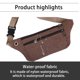 thumbnail image 5 of Teissuly Clearance Pack For Men & Women Travel Wallet Bag For Cell Phone Belt Bag Crossbody Bag With Headphone Hole For Travel Walking Running Hiking Cycling(Brown, ) Teissuly WER2023081500813, 5 of 6