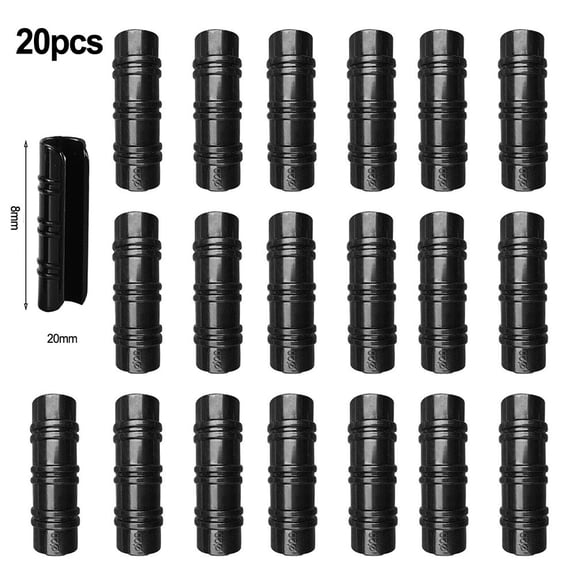 20x Pipe Clamps Plant Stakes Greenhouse Film Row Cover Netting Tunnel Hoop Clips