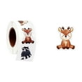 thumbnail image 3 of JoyMoreToys 1 Roll Forest Stickers Birthday Gifts for Kids Beautiful Forest Labels for Teacher Reward School Supplies Incentives Educational Toys for Kids,8 Styles,500Pcs, 3 of 9