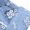 Blue, variant on Womens Short Sleeve Tops Print Floral Long Pleated Sleeve Casual Blouse Summer Tops Short for Women