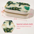 thumbnail image 5 of Sea Turtle Portable Velvet Travel Organizer with Removable Compartment – Earring Holder & Necklace Stand – Gift, 5 of 7