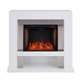 thumbnail image 4 of SEI Furniture Lirrington Stainless Steel Electric Fireplace in Gray, 4 of 12