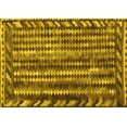 thumbnail image 1 of Ahgly Company Machine Washable Indoor Rectangle Abstract Yellow Contemporary Area Rugs, 7' x 9', 1 of 4