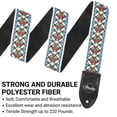 thumbnail image 4 of Correa para guitarra Amumu, de cristal teñido, vintage, jacquard, 95 — 162 cm, 4 of 8