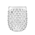 thumbnail image 5 of Hobnail Acrylic Stemless Wine Glass - Clear - 15 oz - Set of 6, 5 of 5