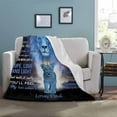 thumbnail image 3 of LHSHID Personalized Love Blanket Throw to My Daughter from Dad It's filled with lots of hope love and light Blanket Gift for My Daughter, 3 of 5