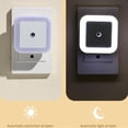 thumbnail image 3 of Square Light-Controlled Night Light, LED Night Lights Plug into Wall with Smart Sensor, Energy-Efficient Warm White Glow, Plug in Night Light for Bedrooms, Hallways, Bathrooms, 3 of 7
