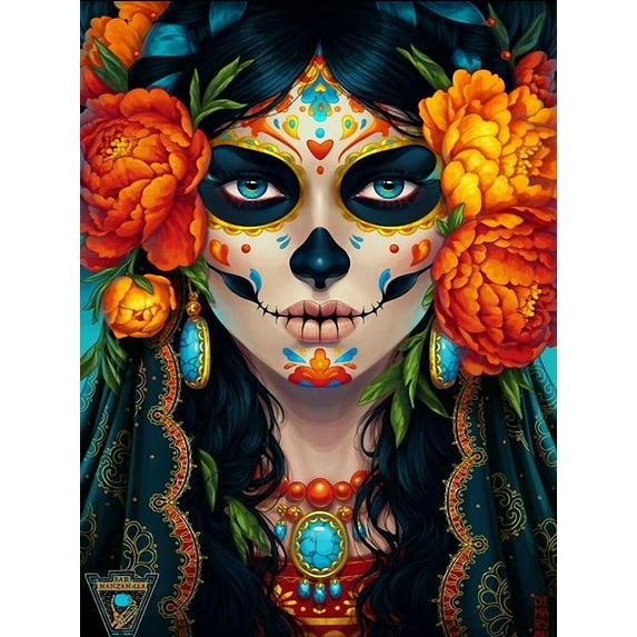 Ed Dia Face - CANVAS or PRINT WALL ART