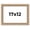 Beechey Bamboo, variant on 17x12 Frame Ornate Silver Beaded Solid Wood Picture Frame Width 2.5 Inches | Interior Depth 1