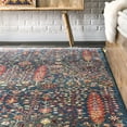 thumbnail image 5 of nuLOOM Dasilva Tribal Fringe Area Rug, 2' 6" x 6', Blue, 5 of 5