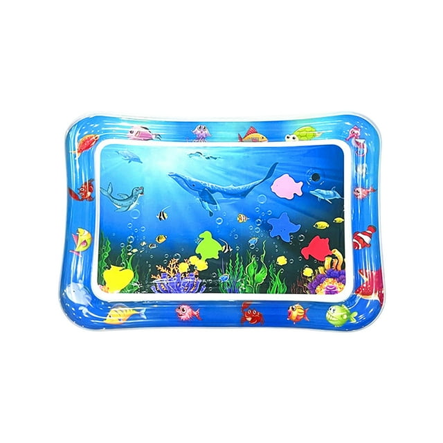 Tapis de Jeu Interactif avec Poisson Flottant, Coussin Gonflable Cool et Confortable pour Animal de Compagnie, Tapis d'Activité Sensoriel pour l'Intérieur
