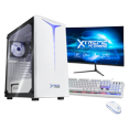 thumbnail image 1 of Xtreme PC Gaming Intel Core I7 10700 16GB SSD 480GB Monitor 27 WIFI White, 1 of 6