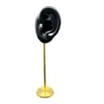 thumbnail image 1 of Durable Earring Display Holder Human Ear Model Stud Holder Stand selling show Soft Silicone Black Left, 1 of 9