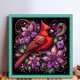 thumbnail image 2 of Kit Punto Cruz Cardenal Impreso Hilo Algodón Ecológico Bordado 11CT 40x40cm, 2 of 9