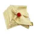 thumbnail image 2 of Fennco Styles Holiday Damask 18 x 18 Inch Cloth Napkins, Set of 12 - Gold Dinner Napkins for Christmas, Family Gathering, Special Events and Home DÃ©cor, 2 of 2