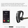 thumbnail image 4 of Auriculares inalámbricos Bluetooth para conducción de automóviles Auriculares manos libres Reducción de ruido Micrófono Auricular Inevent EL0803-00B, 4 of 7