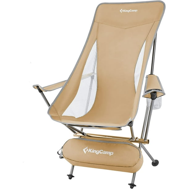 KingCamp High Back Camping Chairs Lightweight Compact Folding Chair