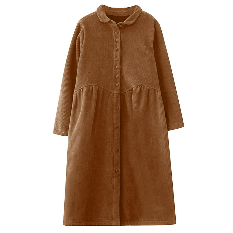 chinese dress ladies Michelle Maxi V-Neck Corduroy Dress main image 0