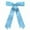 #5369-A, variant on HaoXun Double Layer Thick Ribbon Large Bow Hair Clip - Silk Satin Long Tail Hair Accessory with Sliding Metal Clip for Fashionable Hairstyles