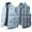 #-005Light Blue, variant on Hogleaql Mens Quilted Vest Sleeveless Lightweight Thermal Quilted Collared Coat Casual Fleece Puffer Button Down Outerwear Packable Winter Solid Pocket Jacket Black XL