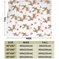 thumbnail image 3 of Deer Blanket - Soft Plush Fleece Cabin Animal Bedding Blankets- Cozy Deer Stuffed Gifts for Women Women Users Adults 60"X80", 3 of 7