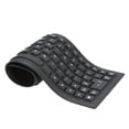 thumbnail image 3 of Teclado de silicona con cable USB enrollable Flexible plegable de 85 teclas resistente al agua, 3 of 8